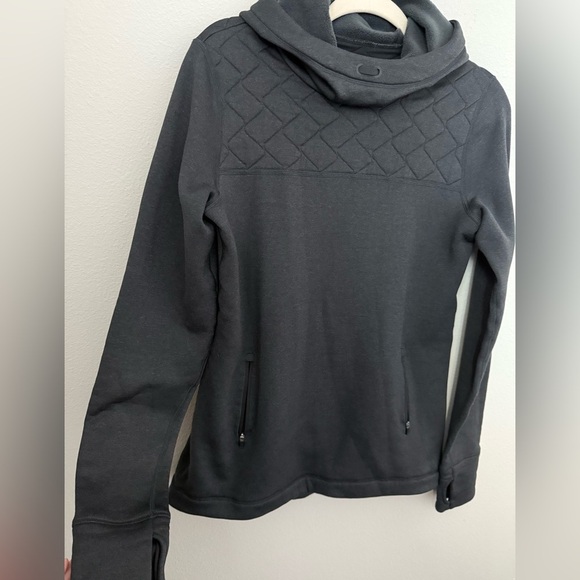 Sweaty Betty Charcoal Fleece Pullover - Picture 4 of 5